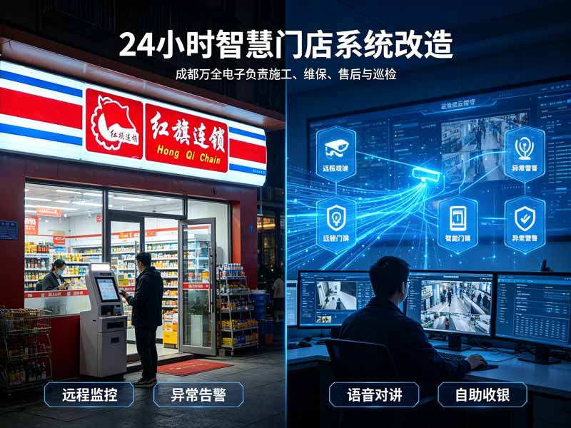 红旗连锁24小时云值守便利店