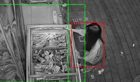AI视频监控|小偷|超市被盗|冰柜被盗|小偷监控画面
